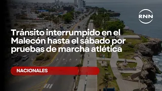 Traffic interrupted on the Malecon until Saturday due to race walking events
