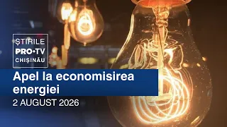 PRO TV News (8:00 PM) | CALL TO SAVE ENERGY | Moldova