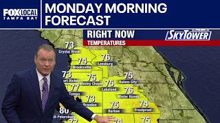 Tampa weather | Monday morning forecast
