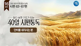 [Day 16] Psalms 63-67 | 40-Day Psalm Reading: Listening Becomes Prayer