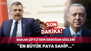 Minister Çiftçi's Remarks on Erdoğan: "He Deserves the Most Credit..." #breakingnews