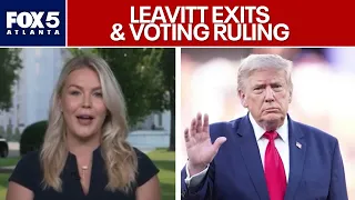 Karoline Leavitt steps down; court lifts mail vote block | FOX 5 News