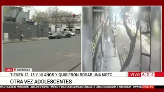 🔴 THREE TEENAGERS ARRESTED FOR STEALING A MOTORCYCLE