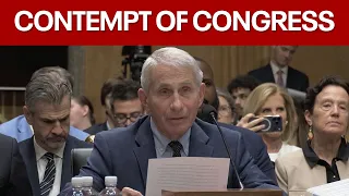 Senate votes to hold Fauci in contempt of congress