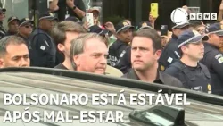 Bolsonaro tem quadro estabilizado após mal-estar na prisão Bolsonaro tem quadro estabilizado após mal-estar na prisão