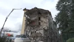 L'Aquila. 'Palazzo Bombardato' di via Fonte Preturo, al via la demolizione