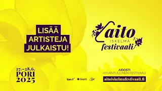 Aito Iskelmä Festivaali Porissa 27.-28.6.2025