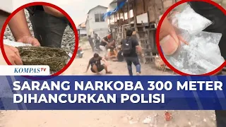 Tense! Police Pelted with Stones, Warning Shots Fired During Drug Raid | KOMPAS PETANG