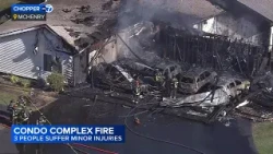 3 hurt in McHenry condo fire, officials say