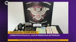 Cinco personas detenidas tras operativo policial denominado “Come Back”