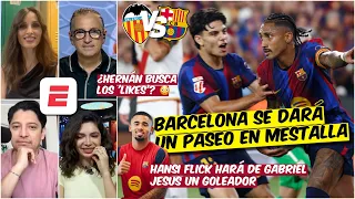 Barcelona CON SUPLENTES le PUEDE ganar al VALENCIA. Gabriel Jesus PODRÍA DEBUTAR | Exclusivos