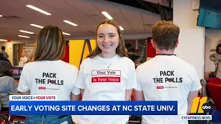 New voting site leaves NC State students with a longer walk