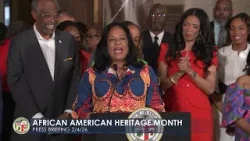 African American Heritage Month Launch Press Briefing 2/4/26