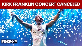 Kirk Franklin concert canceled by weather during Philadelphia celebration