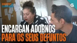 FAMILIAS XITANAS encargan ADORNOS personalizados para os seus DEFUNTOS | HORA GALEGA