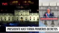 Presidente Kast firma primeros decretos | 24 Horas TVN Chile Presidente Kast firma primeros decretos | 24 Horas TVN Chile