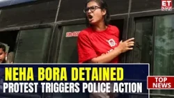 High Drama in Delhi: AISA Chief Neha Bora Detained Amid Police Action at Mandi House | Breaking