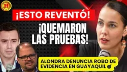 "SON UNOS DELINCU3NTES": LA BRUTAL ARREMETIDA DE ALONDRA SANTIAGO CONTRA EL RÉGIMEN ⚠️