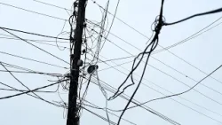 Probleme me shtyllat elektrike në Skivjan