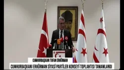 GENÇTE GÜNDEM - CUMHURBAŞKANI ERHÜRMAN SİYASİ PARTİLER KONSEYİ TOPLANTISI TAMAMLANDI