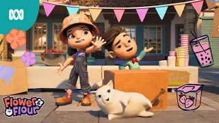 Flower's bubble tea shop 🧋✨ | Flower & Flour | ABC Kids
