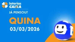 Resultado da Quina - Concurso nº 6966 - 03/03/2026