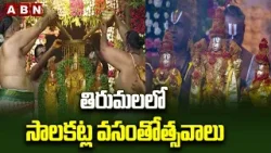 తిరుమలలో సాలకట్ల వసంతోత్సవాలు |  Salakatla Vasanthotsavalu l Thirumala | ABN
