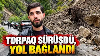 Quba-Xınalıq yoluna daş və torpaq kütləsi DÜŞDÜ: HƏRƏKƏT DAYANDI | APA TV