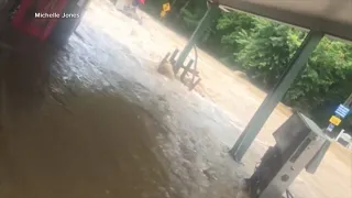 Flash flooding sweeps from Missouri to Philadelphia, killing at least 1