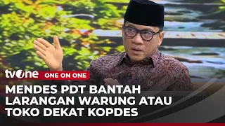Isu Retail Dilarang Dekat dengan Kopdes, Mendes PDT: itu AI | One On One tvOne