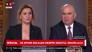 Cum vede Bolojan ciudatul proiect al AUR privind Ziua Drapelului:„Patriotul nu face paradă din asta”