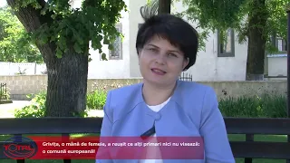 VIDEO//Grivița, o mână de femeie, a reușit ce alți primari nici nu visează o comună europeană!