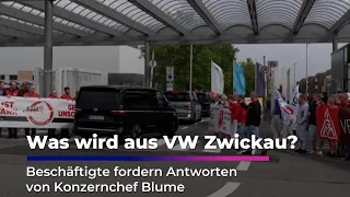 VW Zwickau: Beschäftigte bangen um Jobs