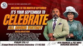 WELCOME TO THE MONTH OF SEPTEMBER. IT'S YOUR SEPTEMBER TO CELEBRATE ALL ROUND VICTORY .