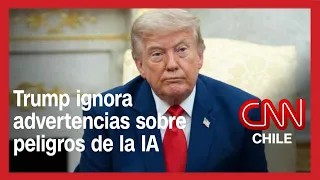 Trump acusa "conspiración enfermiza" tras advertencias sobre riesgos de la inteligencia artificial