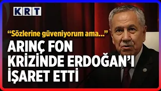 Harsh Warning from Arınç Regarding the Fund Crisis: “If It Continues Like This, Elections Will Be...