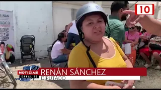 Renán Sánchez begins distribution of notebook kits for students