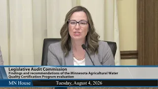 Legislative Audit Commission 8/4/26