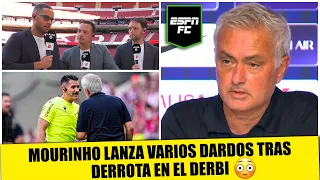 MOURINHO PIERDE EL MODO ZEN. ARREMETE contra ARBITRAJE por derrota de REAL MADRID en DERBI | ESPN FC