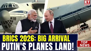 Putin Visit Countdown! 3 Russian Military Planes Land At Noida Airport | BRICS 2026 | ET Now