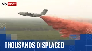 More than 160,000 people flee wildfire on French Atlantic coast as over 50 firefighters injured