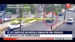 CINCO TV - EL COT IDENTIFICÓ UN VEHÍCULO ROBADO EN DON TORCUATO Y DETUVO A LOS SOSPECHOSOS