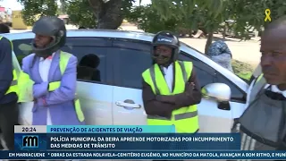 Polícia Municipal da Beira apreende motorizadas em operação de trânsito #Trânsito @MiramarNews