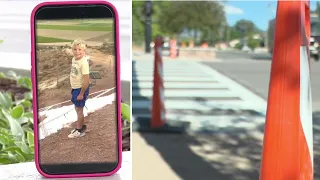 New Gunnison crosswalk memorializes child killed while raising awareness of road safety