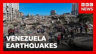 At least 1,450 killed in Venezuela earthquakes as rescue teams' hopes fading | BBC News