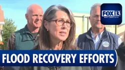 Utah Lieutenant Governor Visits Hurricane Flood Damage