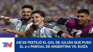 Julián Álvarez’s goal for Argentina’s 2-1 lead against Switzerland was celebrated throughout the ...