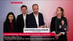 Municipales 2026 : Manuel Bompard (LFI) prend la parole