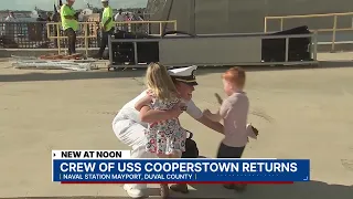 Crew of USS Cooperstown returns to Mayport