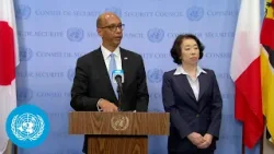 The U.S. & Japan on Preventing Nuclear Weapons in Space - Media Stakeout | UN Security Council